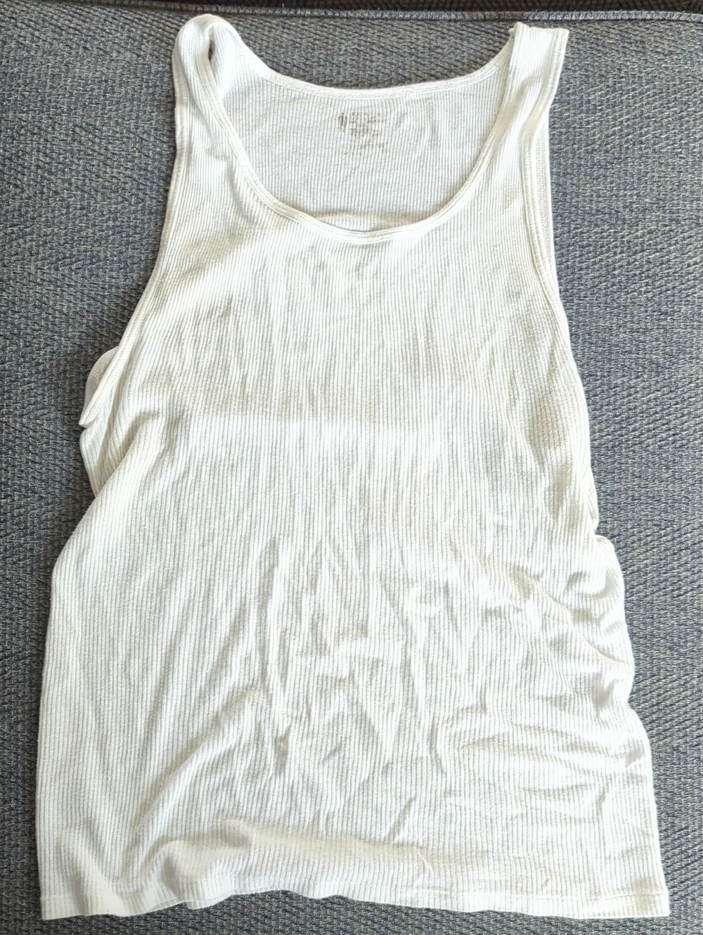 Jockey White Ribbed Tank Undershirt